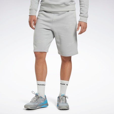 Reebok Reebok Identity Vector Fleece Shorts Grå | CBGQI-6975