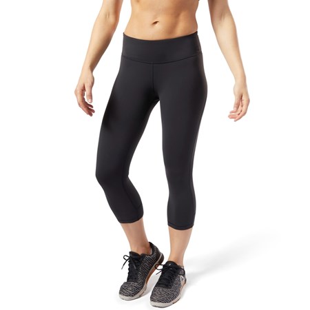 Reebok Reebok Lux 3/4 Length 2 Leggings Svarta | WJKNX-2846