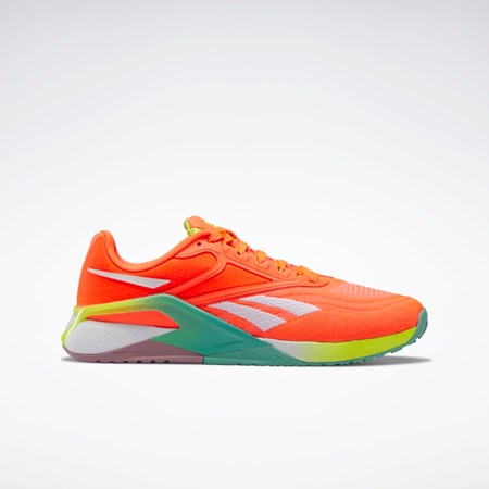 Reebok Reebok Nano X2 Tränings Shoes Orange Vita Gula | KIBFG-2519