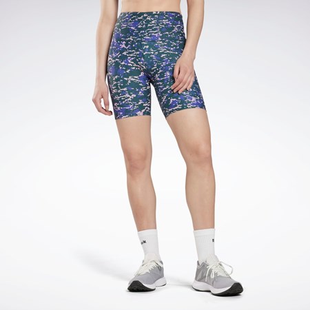 Reebok Speckle Modern Safari Legging Shorts Gröna | PWZRI-4619