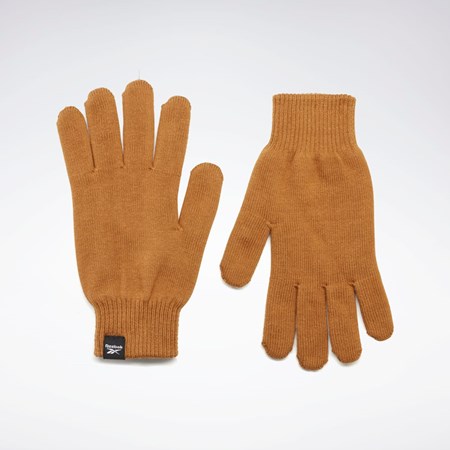 Reebok Sports Essentials Logo Gloves Sepia | ULENH-2451