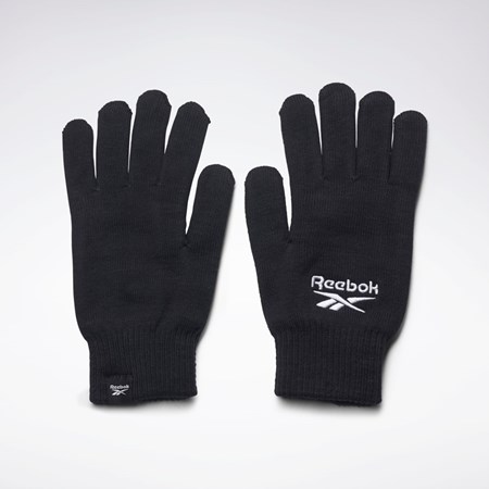 Reebok Sports Essentials Logo Gloves Svarta | EUMJN-0726