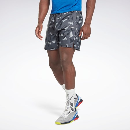 Reebok Tryck Speed 2.0 Shorts Svarta | PMARJ-7805