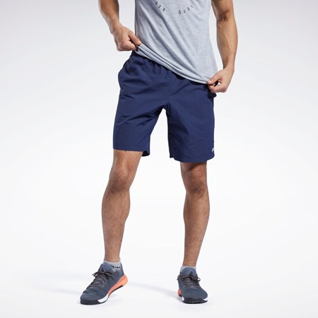 Reebok Tränings Essentials Utility Shorts Marinblå | HCIRO-3149