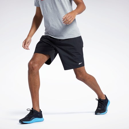 Reebok Tränings Essentials Utility Shorts Svarta | QZEAJ-6928