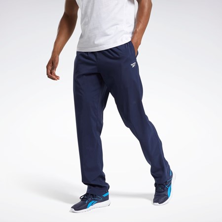 Reebok Tränings Essentials Woven Unlined Pants Marinblå | QLKES-7812