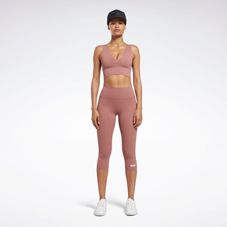 Reebok Victoria Beckham 5/8 Leggings Parched Earth | KBERM-5947