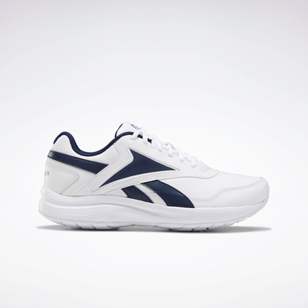 Reebok Walk Ultra 7 DMX MAX Shoes Vita Marinblå Kungsblått | IUGBT-9352