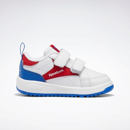 Reebok Weebok Clasp Low Shoes - Toddler Vita Röda Blå | XJYAF-9785