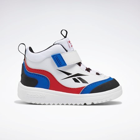 Reebok Weebok Storm X Shoes - Toddler Vita Blå Röda | JLBXC-1394