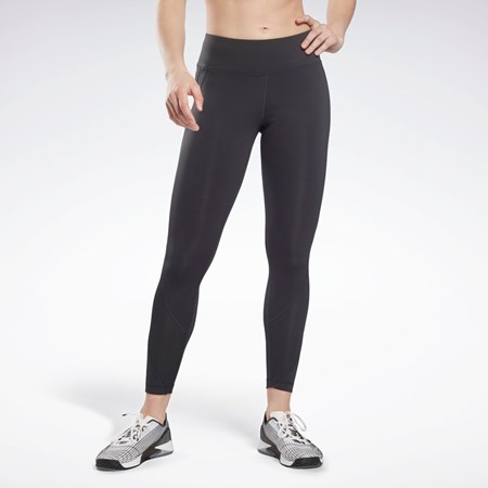 Reebok Workout Ready Mesh Leggings Svarta | RWDAT-9631