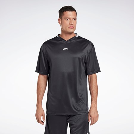 Reebok Workout Ready Mesh T-Shirt Svarta | EXSLT-5401