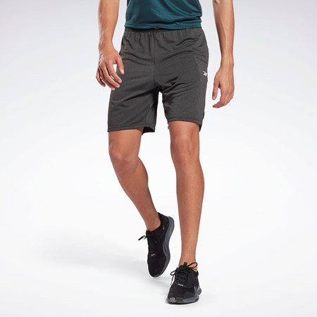 Reebok Workout Ready Mélange Shorts Svarta | JNFQC-8417