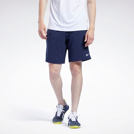 Reebok Workout Ready Shorts Marinblå | KTGWM-0659