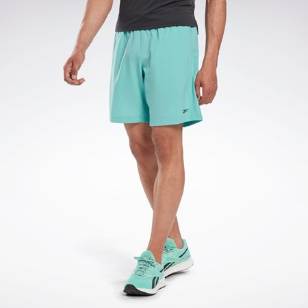 Reebok Workout Ready Shorts Semi Classic Teal | SGZRI-7618