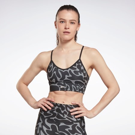 Reebok Workout Ready Sports Bra Svarta | EDVJQ-0152