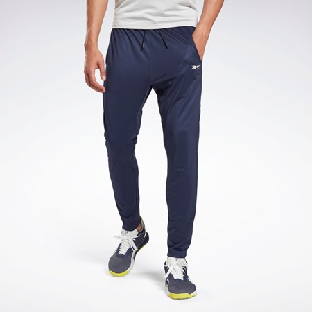 Reebok Workout Ready Track Pant Marinblå | OUWGQ-0159