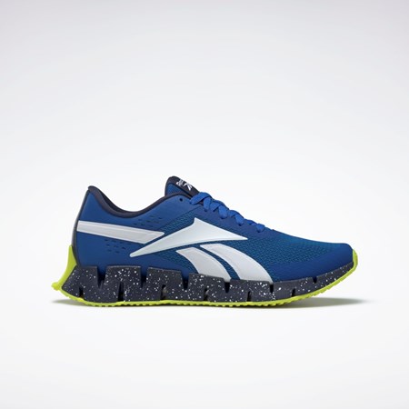 Reebok Zig Dynamica 2 Shoes Blå Marinblå Gula | ZKEMC-0517