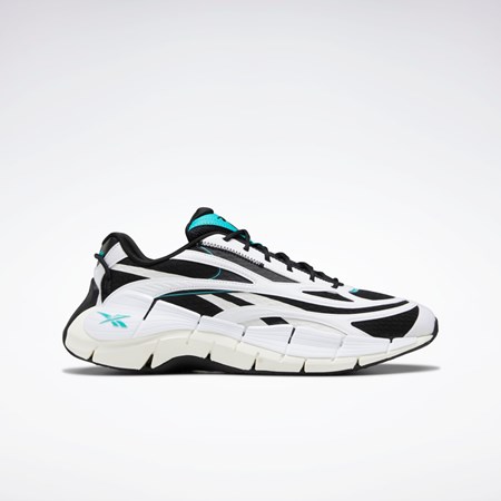 Reebok Zig Kinetica 2.5 Shoes Svarta Vita | KDQTC-8954