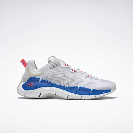 Reebok Zig Kinetica II Shoes Vita Grå | QCKYF-8259